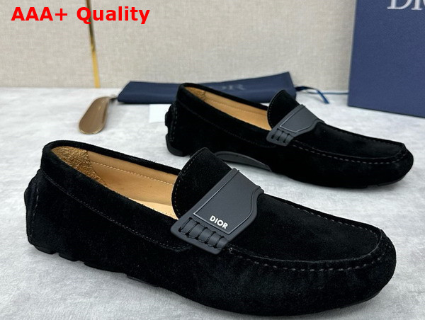 Dior Granville Loafer in Black Suede Leather Replica