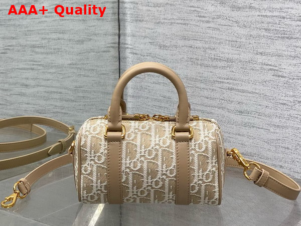 Dior Groove 17Nano Bag in Natural Dior Oblique Jacquard Replica