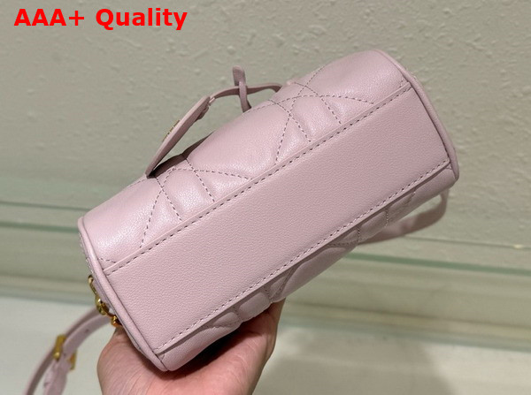 Dior Groove 18 Bag Pale Pink Macrocannage Calfskin Replica