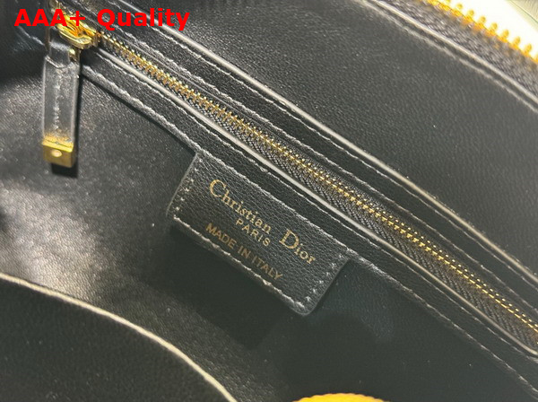 Dior Groove 20 Bag Black Macrocannage Calfskin Replica
