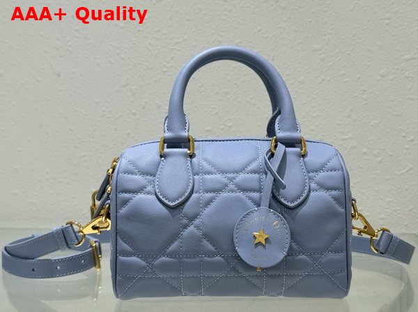Dior Groove 20 Bag Pale Blue Macrocannage Calfskin Replica