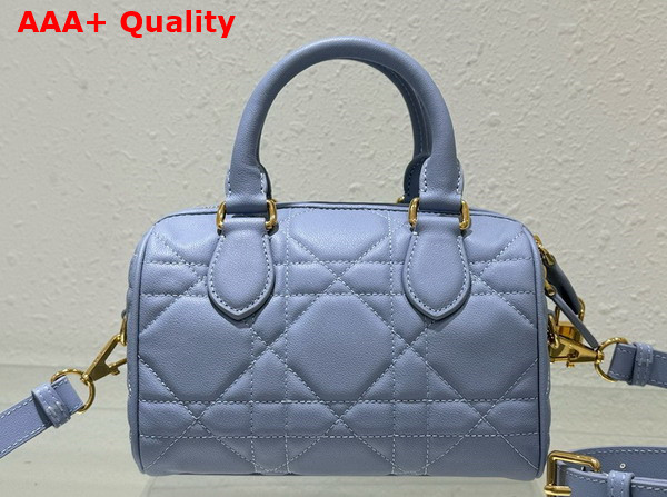 Dior Groove 20 Bag Pale Blue Macrocannage Calfskin Replica