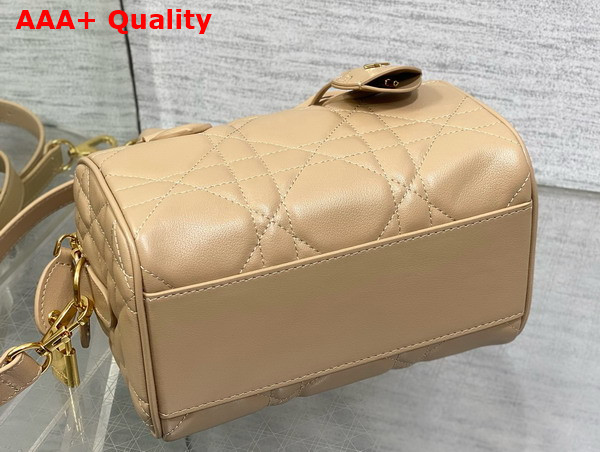 Dior Groove 20 Bag in Biscuit Macrocannage Calfskin Replica