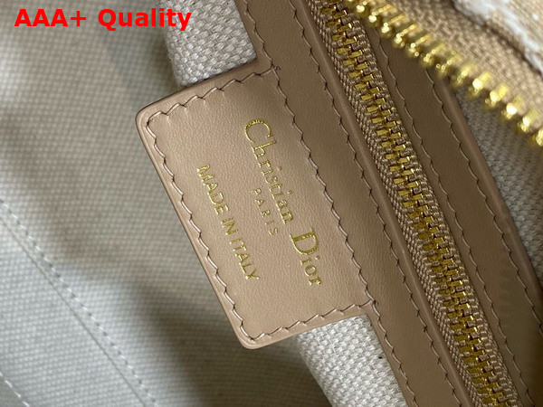 Dior Groove 20 Bag in Natural Dior Oblique Jacquard Replica