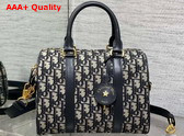 Dior Groove 25 Bag Blue Dior Oblique Jacquard Replica