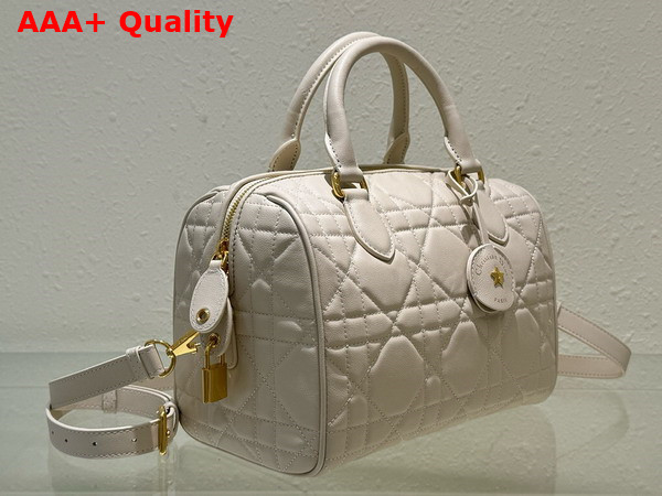 Dior Groove 25 Bag Dusty Ivory Macrocannage Calfskin Replica