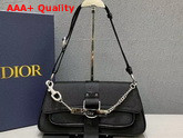 Dior Hardcore Shoulder Bag in Black Silky Canvas Replica