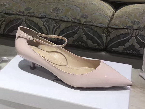 Dior High Heeled Shoe in Pink Patent Calfskin Leather For Sale