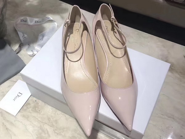 Dior High Heeled Shoe in Pink Patent Calfskin Leather For Sale