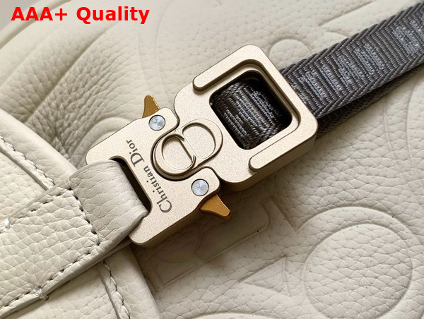 Dior Hit the Road Backpack Beige Dior Gravity Outline Leather and Beige Grained Calfskin Replica