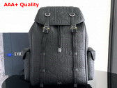 Dior Hit the Road Backpack Black Dior Gravity Leather and Black Grained Calfskin Replica
