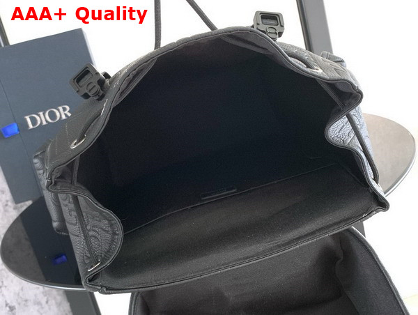 Dior Hit the Road Backpack Black Dior Gravity Leather and Black Grained Calfskin Replica