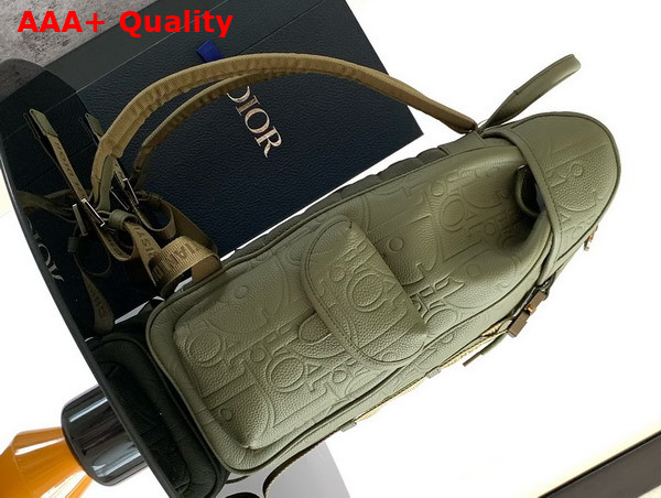 Dior Hit the Road Backpack Green Dior Gravity Leather and Green Grained Calfskin Replica