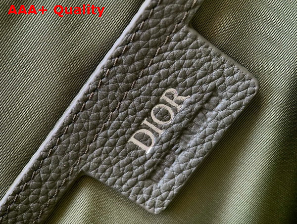 Dior Hit the Road Messenger Bag with Flap Green Dior Gravity Leather and Green Grained Calfskin Replica