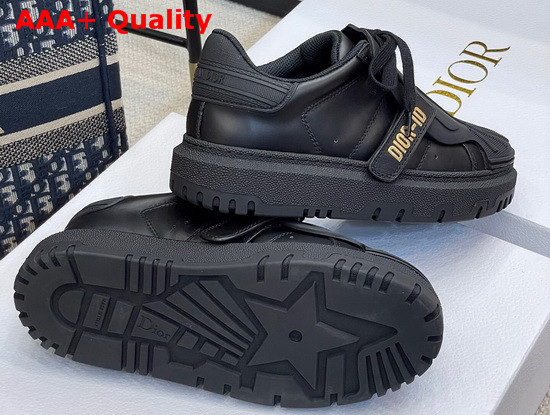Dior ID Sneaker Black Rubber and Calfskin Replica