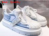 Dior ID Sneaker White and Blue Technical Fabric Replica