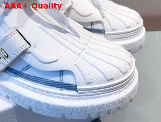 Dior ID Sneaker White and Blue Technical Fabric Replica