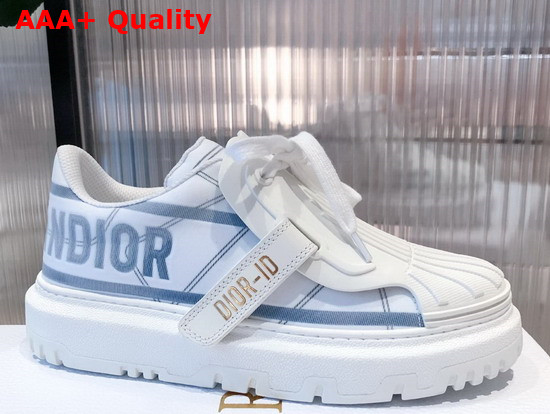 Dior ID Sneaker White and Blue Technical Fabric Replica