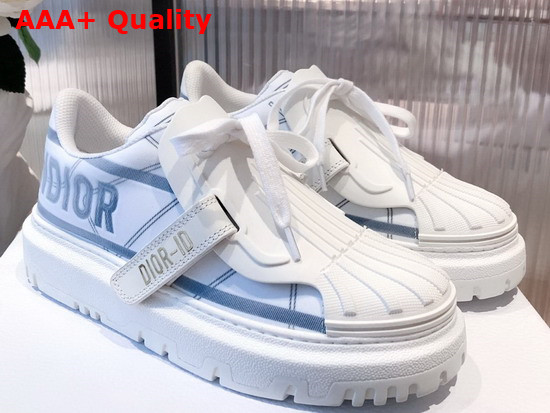 Dior ID Sneaker White and Blue Technical Fabric Replica