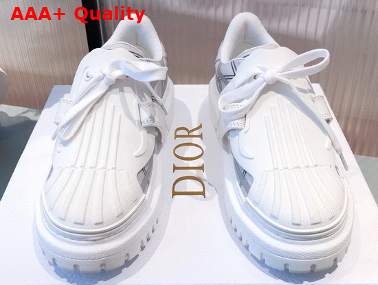 Dior ID Sneaker White and French Blue Technical Fabric KCK309TNT Replica