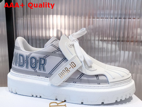 Dior ID Sneaker White and French Blue Technical Fabric KCK309TNT Replica