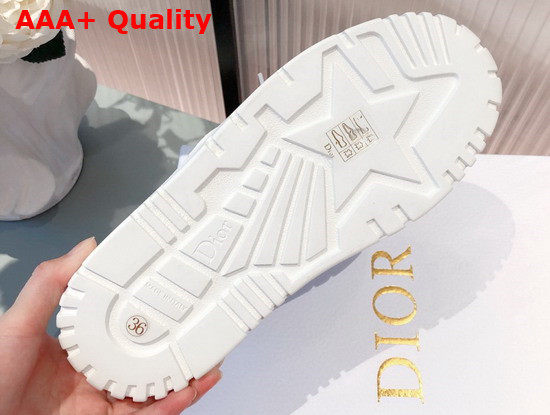 Dior ID Sneaker White and French Blue Technical Fabric KCK309TNT Replica