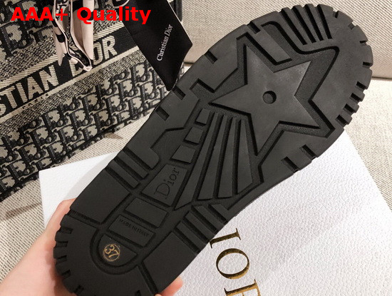 Dior ID Sneaker in Black Mesh and Rubber Replica
