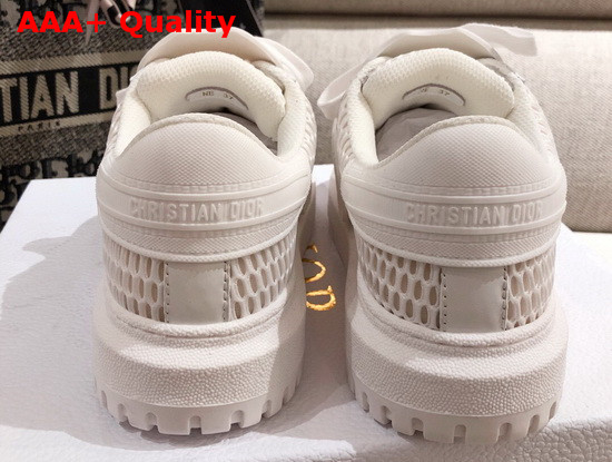 Dior ID Sneaker in White Mesh and Rubber Replica