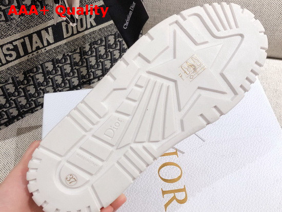 Dior ID Sneaker in White Mesh and Rubber Replica