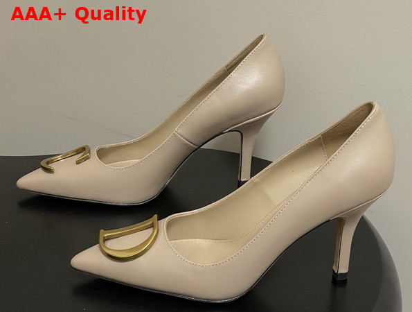 Dior Initials Pump in Trench Calfskin Replica