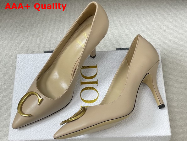 Dior Initials Pump in Trench Calfskin Replica