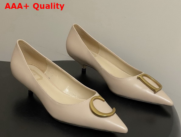 Dior Initials Pump in Trench Calfskin Replica