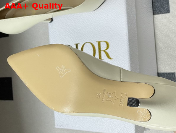 Dior Initials Pump in White Calfskin Replica