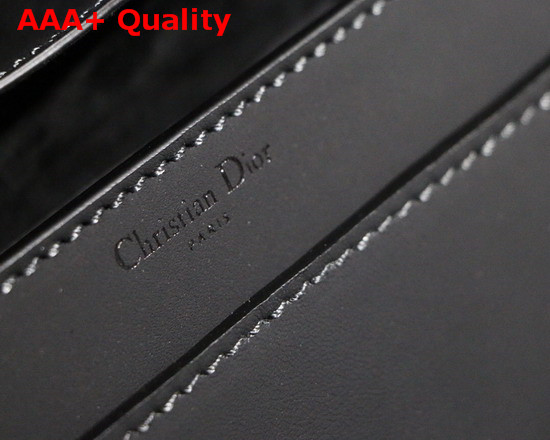Dior J Adior Flap Bag in Black Calfskin with Black Hardware Replica