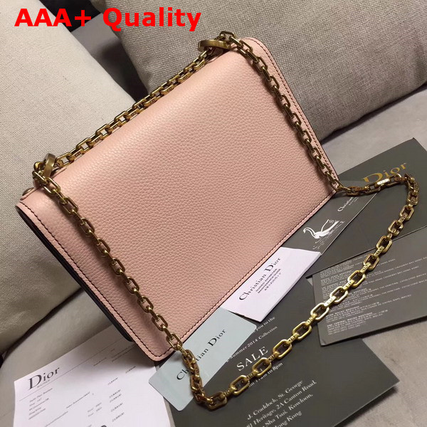 Dior J adior Flap Bag in Pink Grained Calfskin Replica