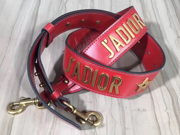 Dior J adior Shoulder Strap in Red Calfskin For Sale