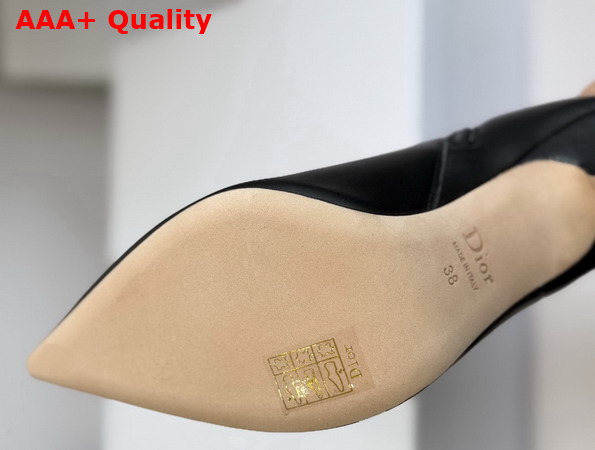 Dior Jadior Heeled Ankle Boot in Black Lambskin Replica