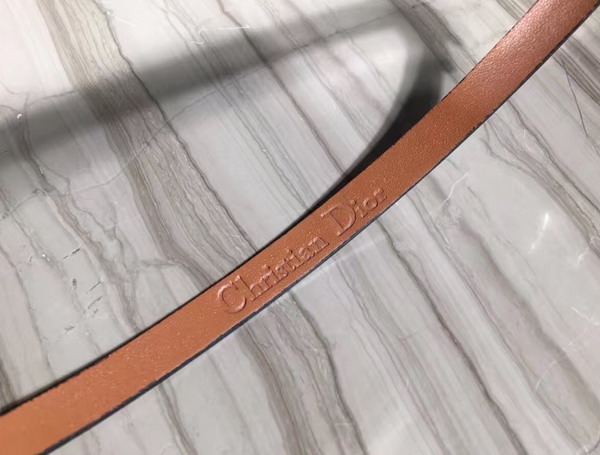 Dior Jadior Necklace in Light Brown with Gold Tone Finish Aged Metal For Sale