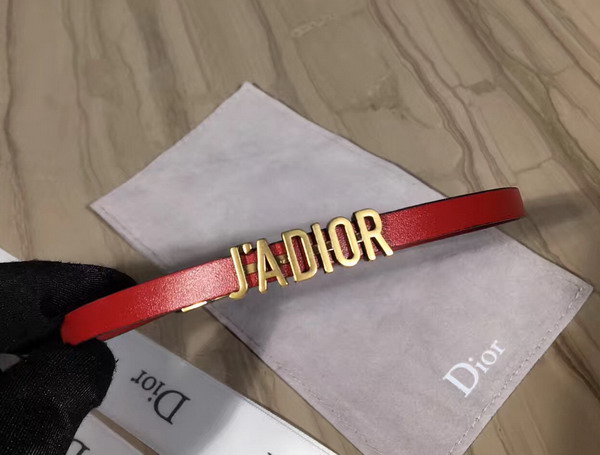 Dior Jadior Necklace in Red with Gold Tone Finish Aged Metal For Sale