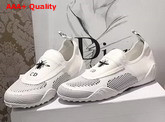 Dior Jadior Perforated Sneaker in White Technical Canvas Replica