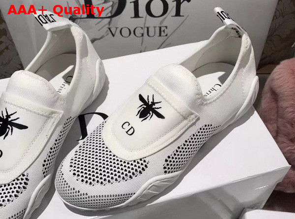 Dior Jadior Perforated Sneaker in White Technical Canvas Replica