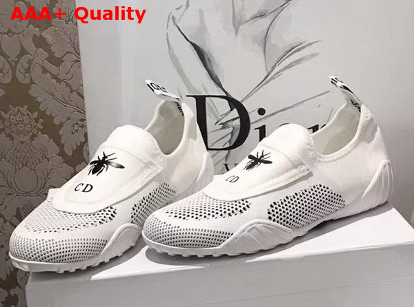 Dior Jadior Perforated Sneaker in White Technical Canvas Replica