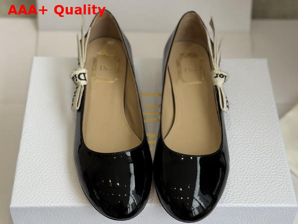 Dior Jadior Pump in Black Patent Calfskin Replica