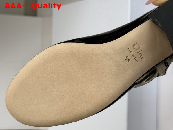 Dior Jadior Pump in Black Patent Calfskin Replica