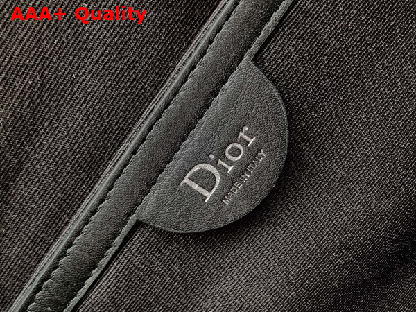 Dior Jett Backpack with Flap Black Dior Oblique Jacquard Replica