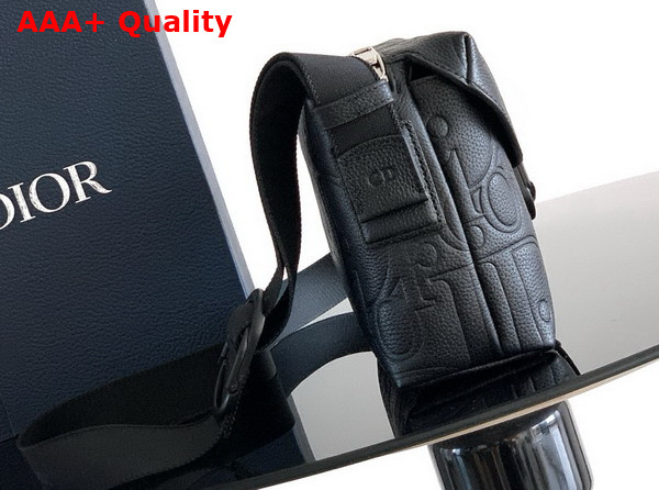 Dior Jett Zipped Messenger Bag Black Dior Gravity Leather Replica