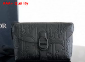 Dior Jett Zipped Messenger Bag Black Dior Gravity Leather Replica