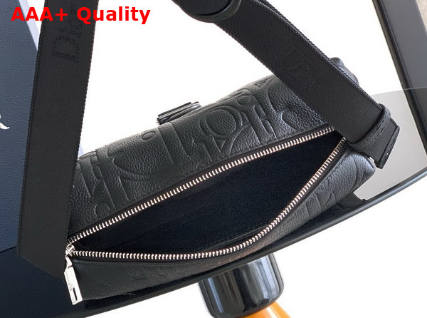 Dior Jett Zipped Messenger Bag Black Dior Gravity Leather Replica