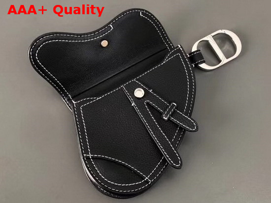 Dior Key Ring Saddle in Black Replica