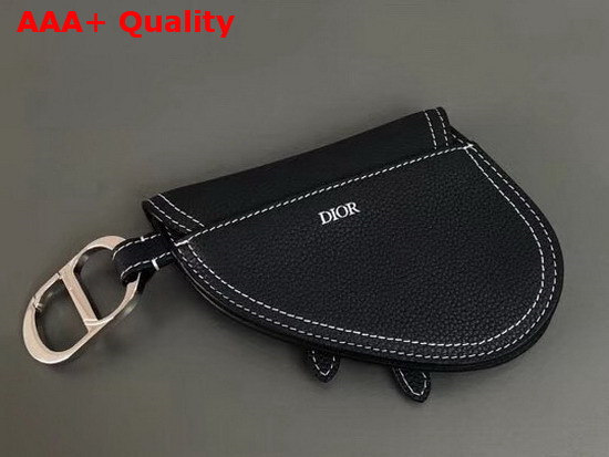 Dior Key Ring Saddle in Navy Blue Replica